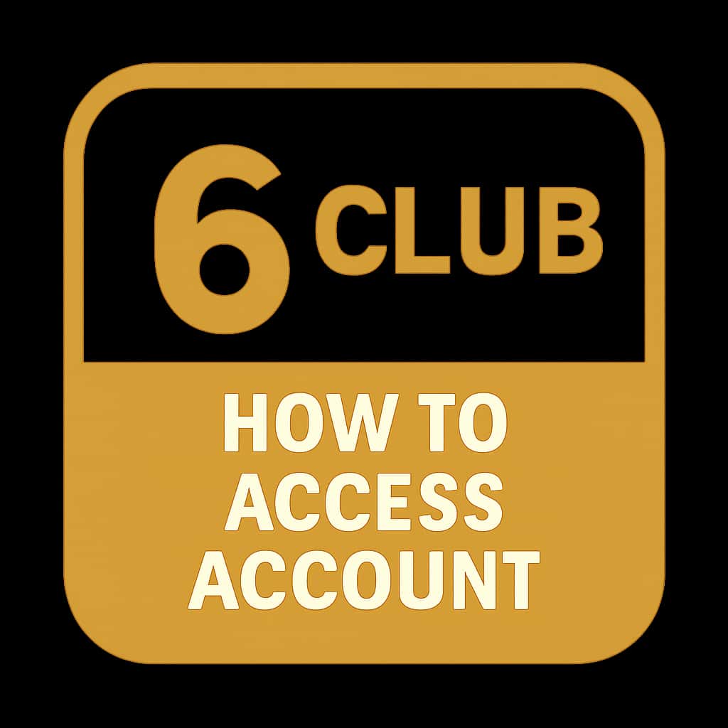 A professional icon representing 6 Club Account access.